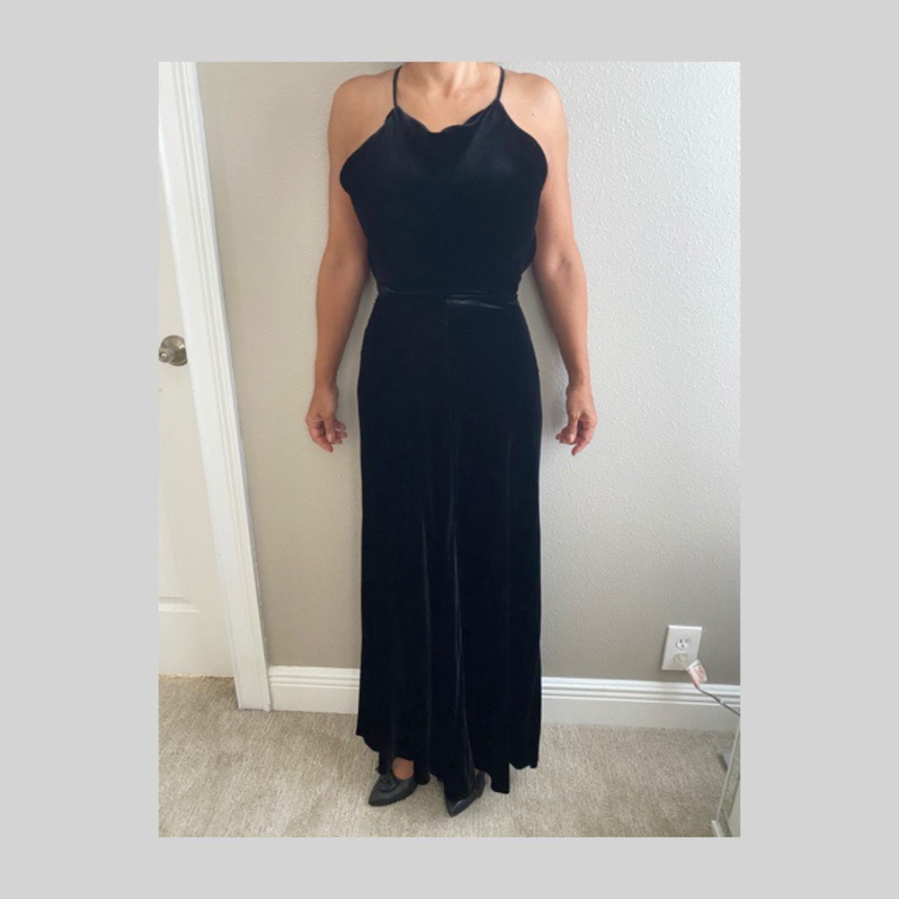 Authentic Emporio Armani Velour long dress
